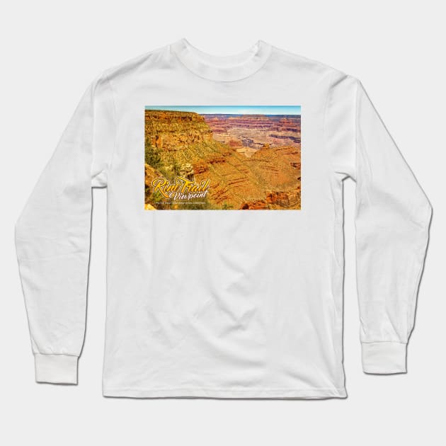 Rim Trail Viewpoint Grand Canyon Long Sleeve T-Shirt by Gestalt Imagery